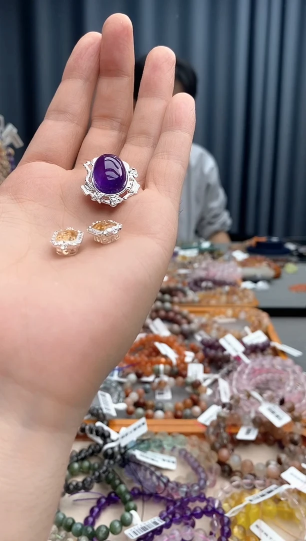 水晶手链未镶嵌紫水晶