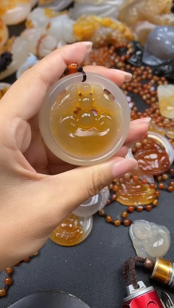 未镶嵌1玛瑙/玉髓水**青ll