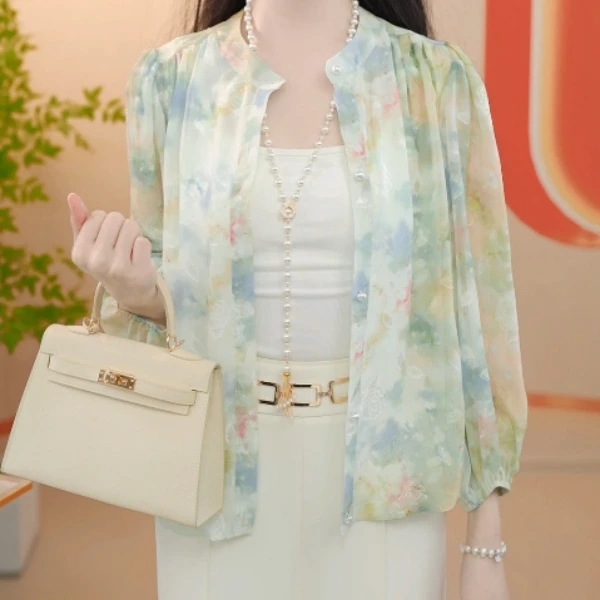 X2268【出口原单】气质优雅时尚显瘦开衫-闪闪