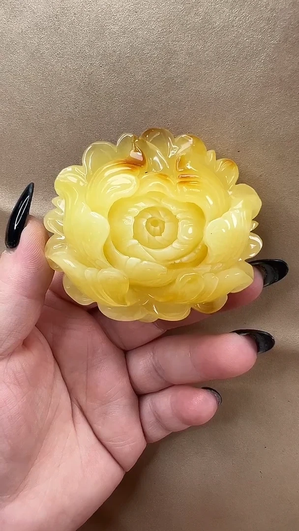 琥珀颈饰未镶嵌吊坠