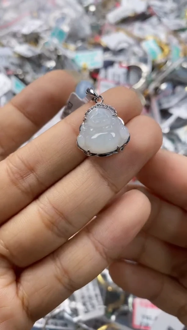银S925镶嵌戒指翡翠4444----9