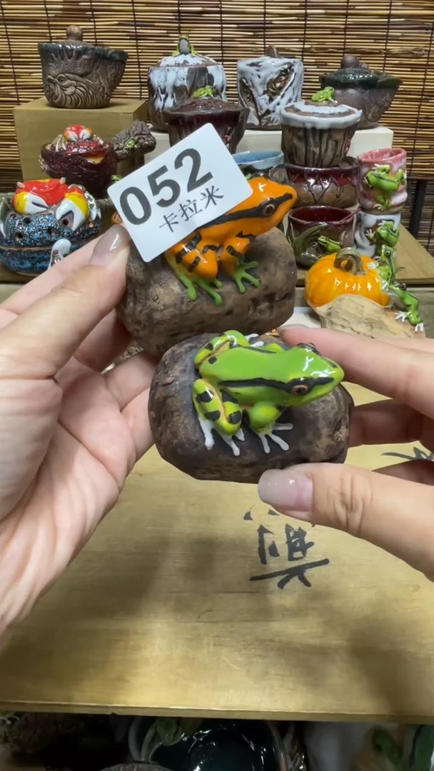 a**、052精美粗陶手工柴烧