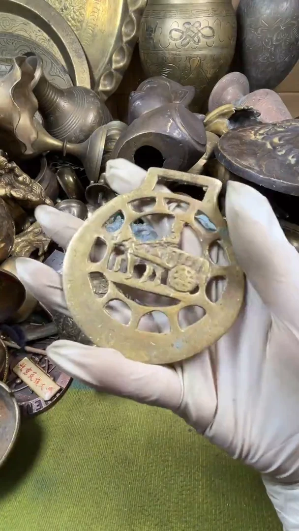 羊*生亿锦铜回流铜器摆件12