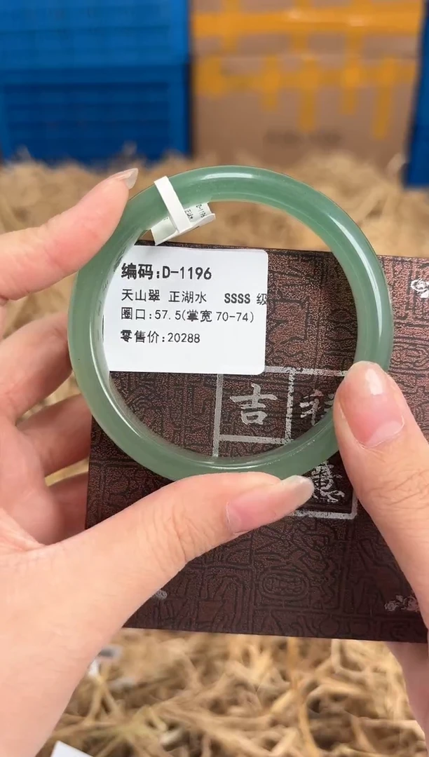 未镶嵌手镯石英质玉D-1196