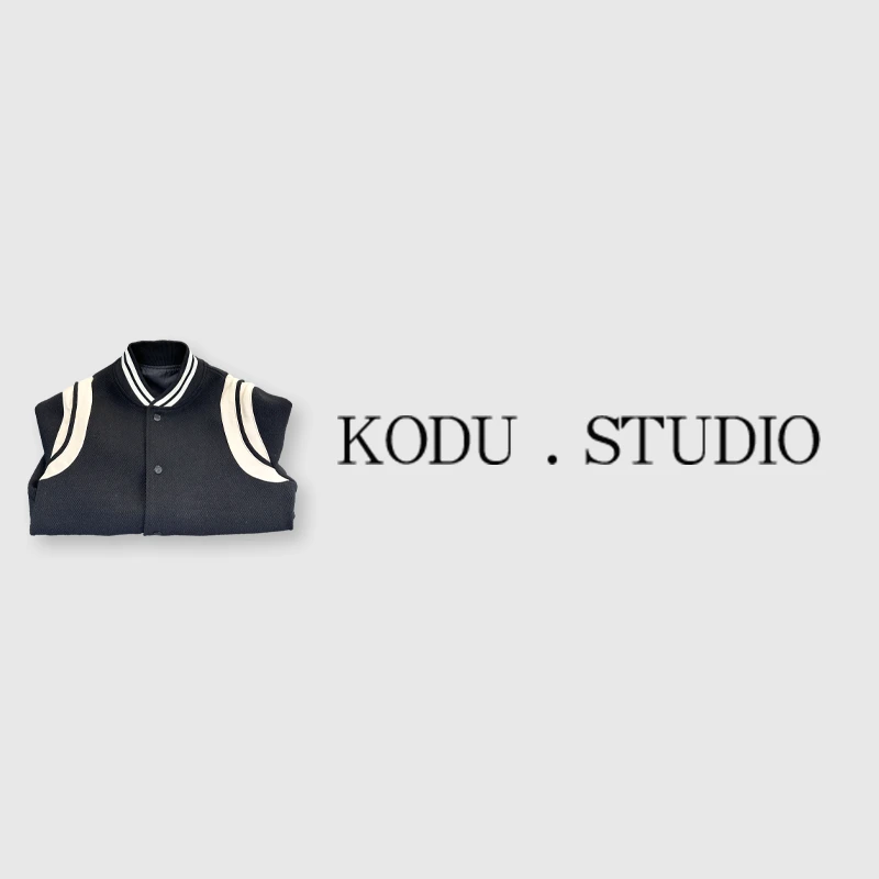 I【刻度KODU】01-JK2540秋季经典气质黑白撞色男女同款棒球服外套