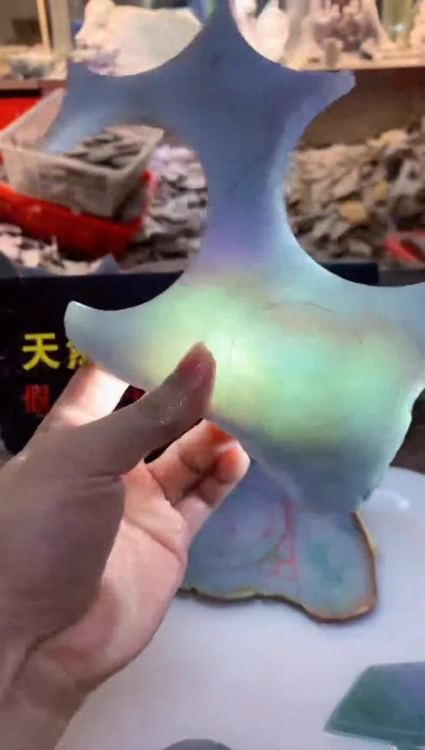 裸石翡翠0朗0翡翠珠宝276