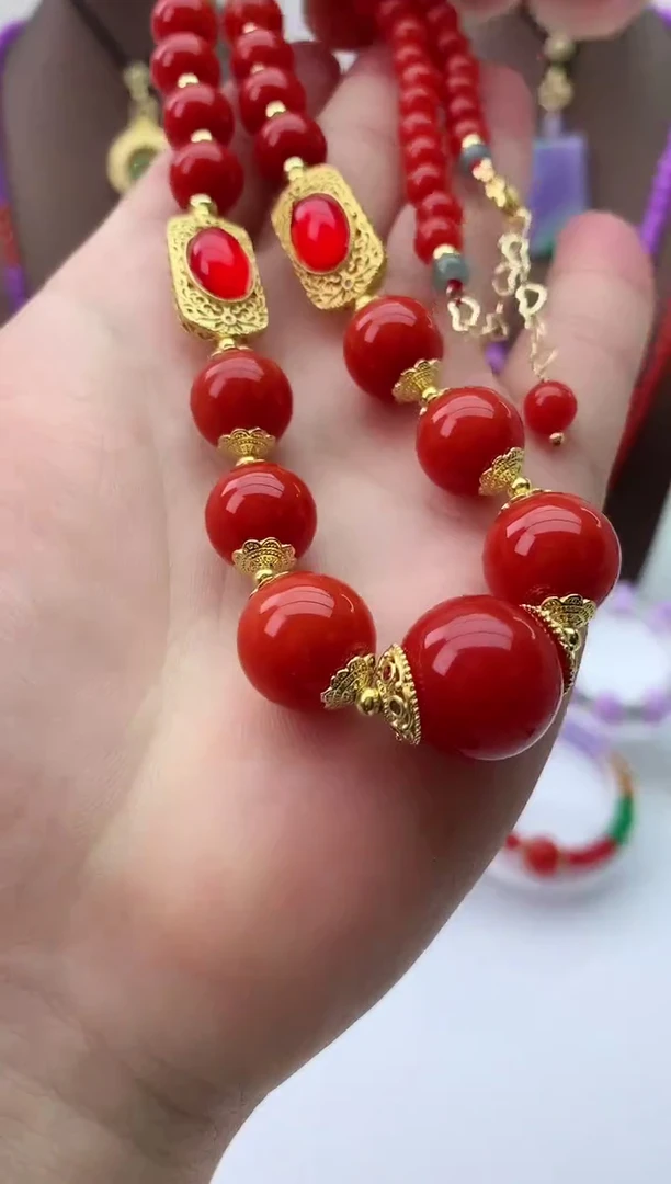 【闪购商品】翡翠颈饰14K金镶嵌D289项链