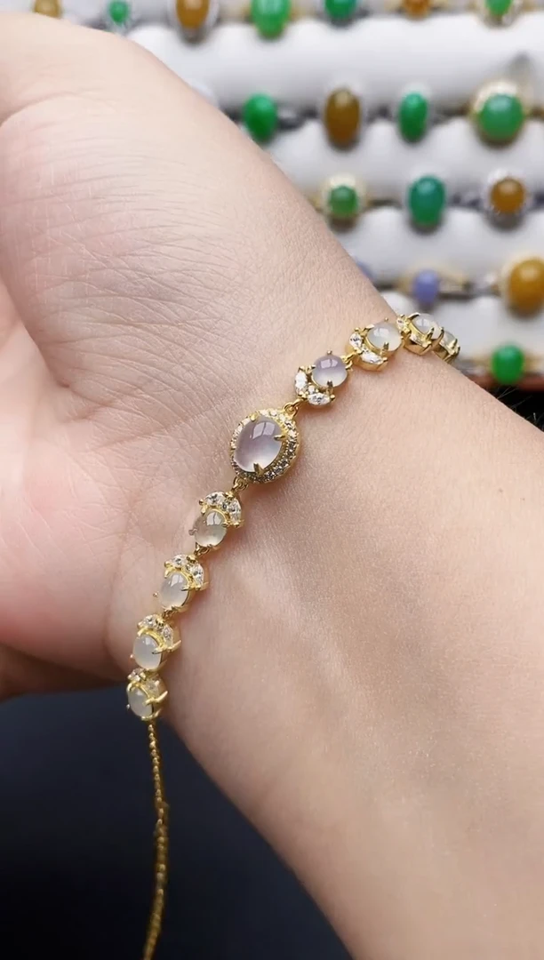 银S925镶嵌戒指翡翠0091