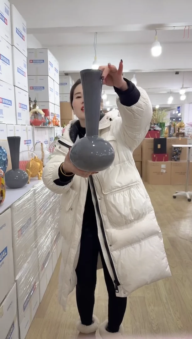 【闪购商品】无铅玻璃美全花器-c-早9