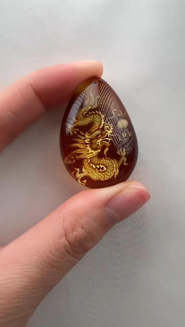 琥珀颈饰未镶嵌吊坠