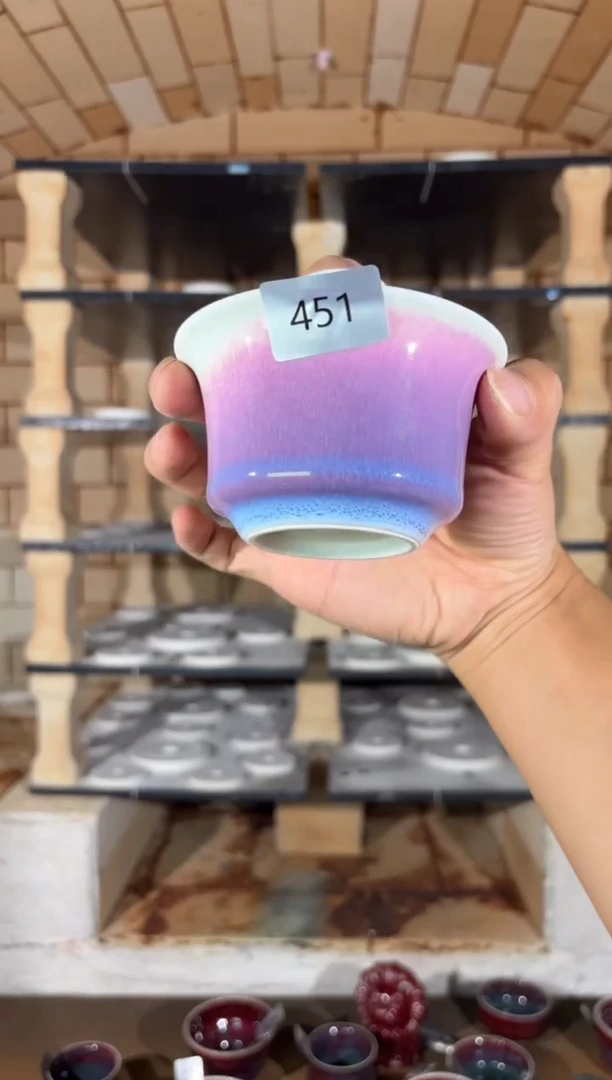 杯精品窑变钧瓷茶器