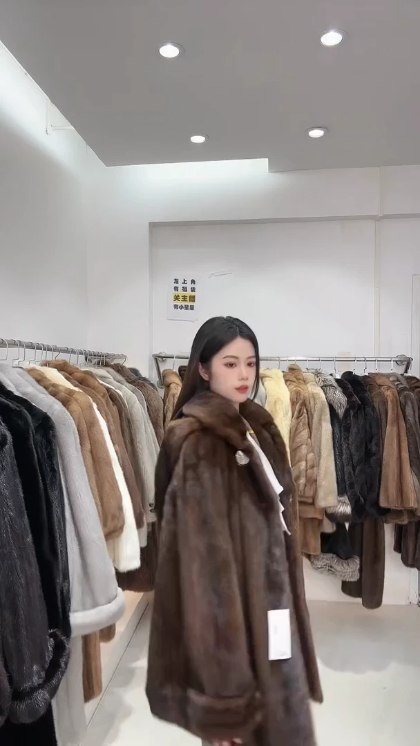 小橙子进口中古皮草vintage