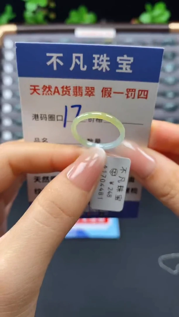 未镶嵌戒指翡翠天然A货翡翠04481