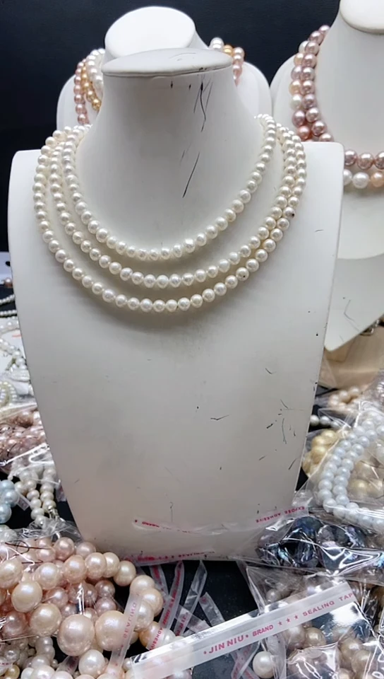 淡水珍珠未镶嵌颈饰1