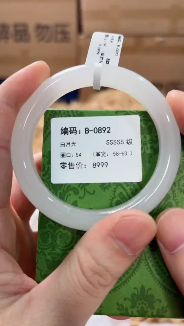未镶嵌手镯石英质玉B-0892