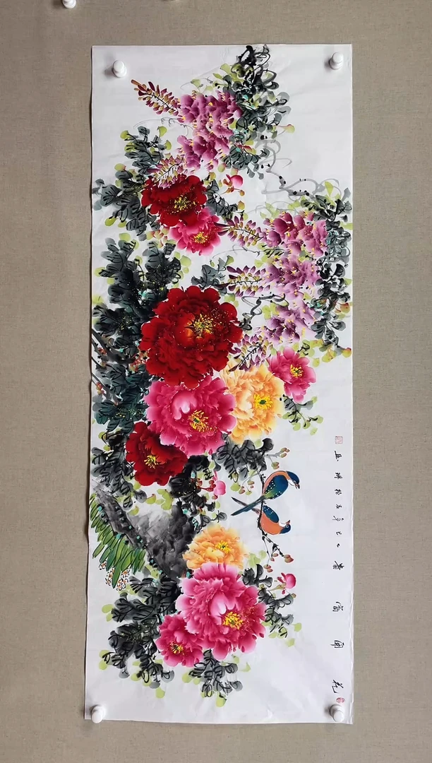 国画180*68 孙艳琳孙艳琳孙艳琳孙艳琳