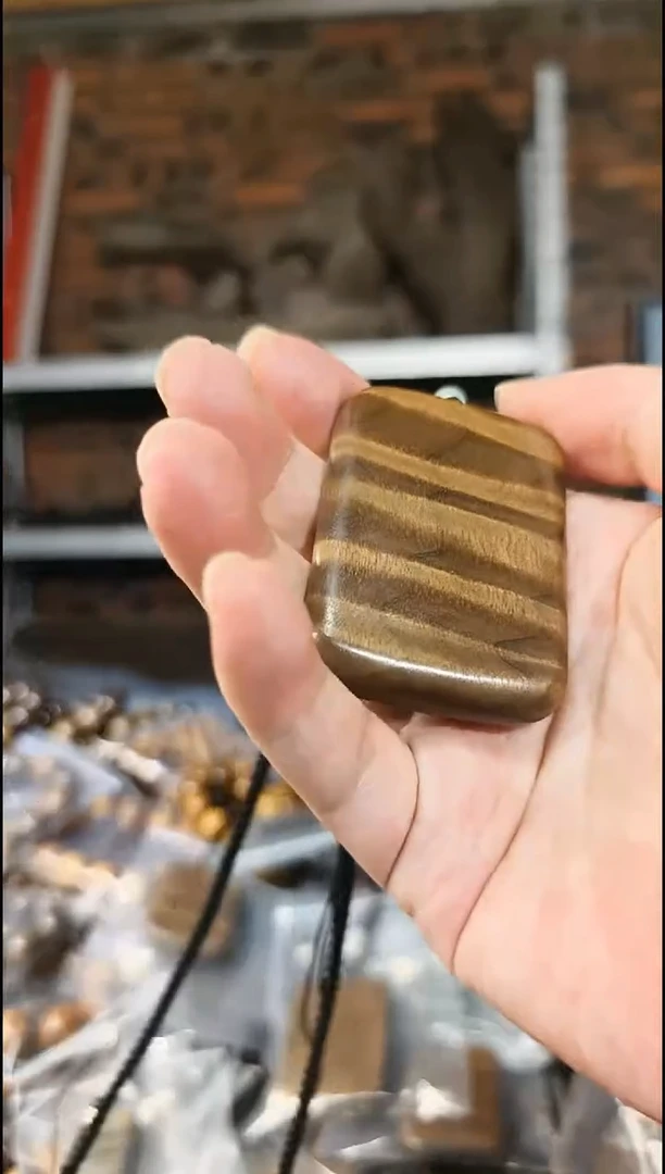 楠木（金丝楠）把件无事牌