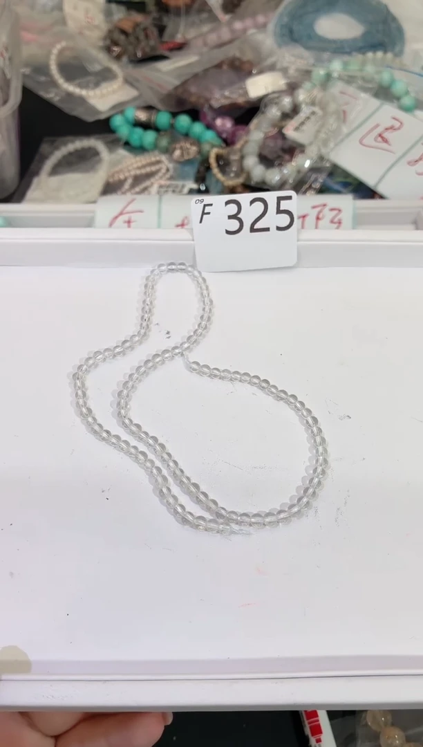 未镶嵌珠宝半成品水晶默认微瑕发一F325