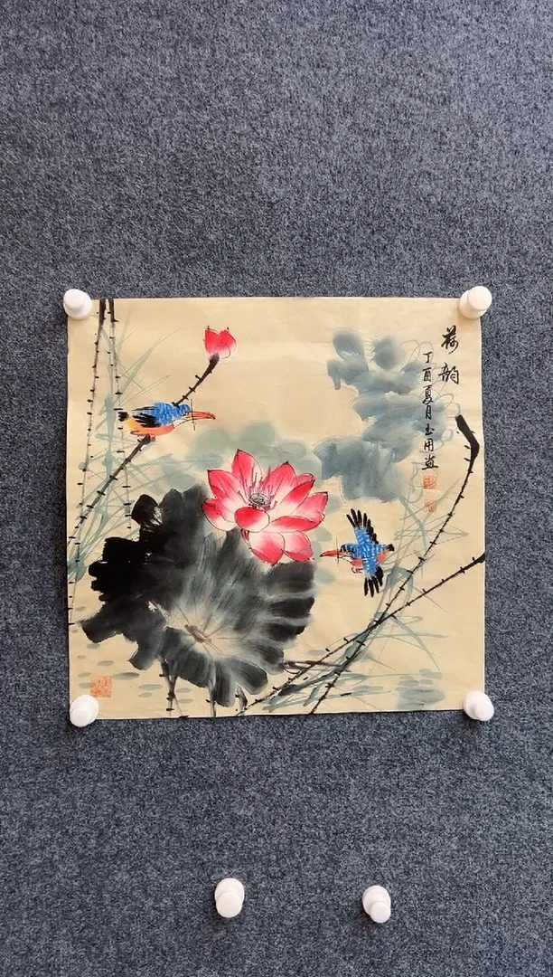 国画陈玉用-50斗方-009