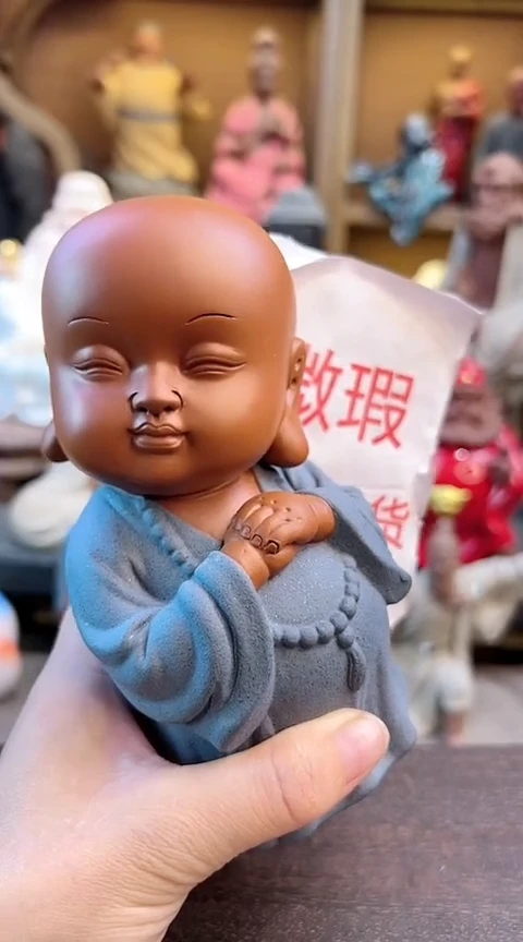 紫砂茶宠器闵茶宠摆件