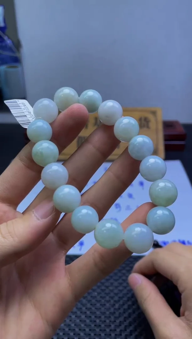 未镶嵌定制翡翠珠串