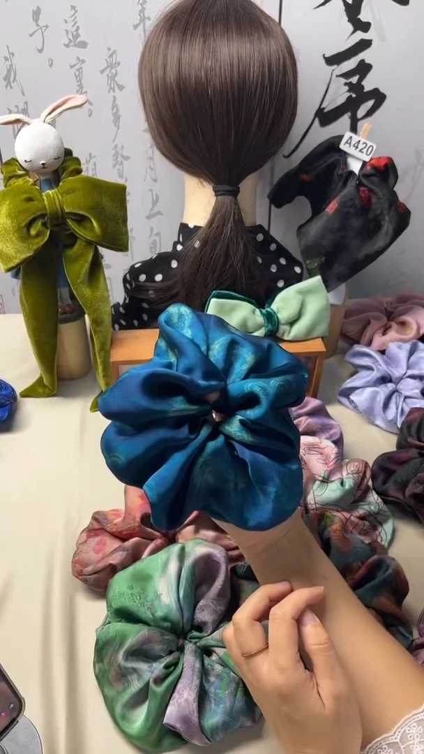 非金属布艺073发圈