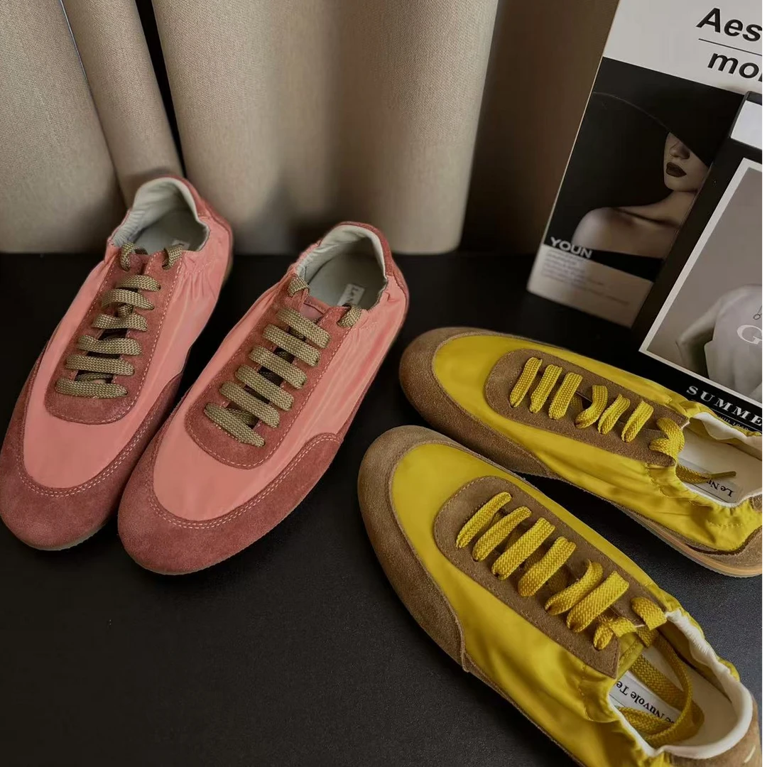 【AiAi】走秀款轻便薄底德训鞋 复古运动休闲鞋（LG191-2）