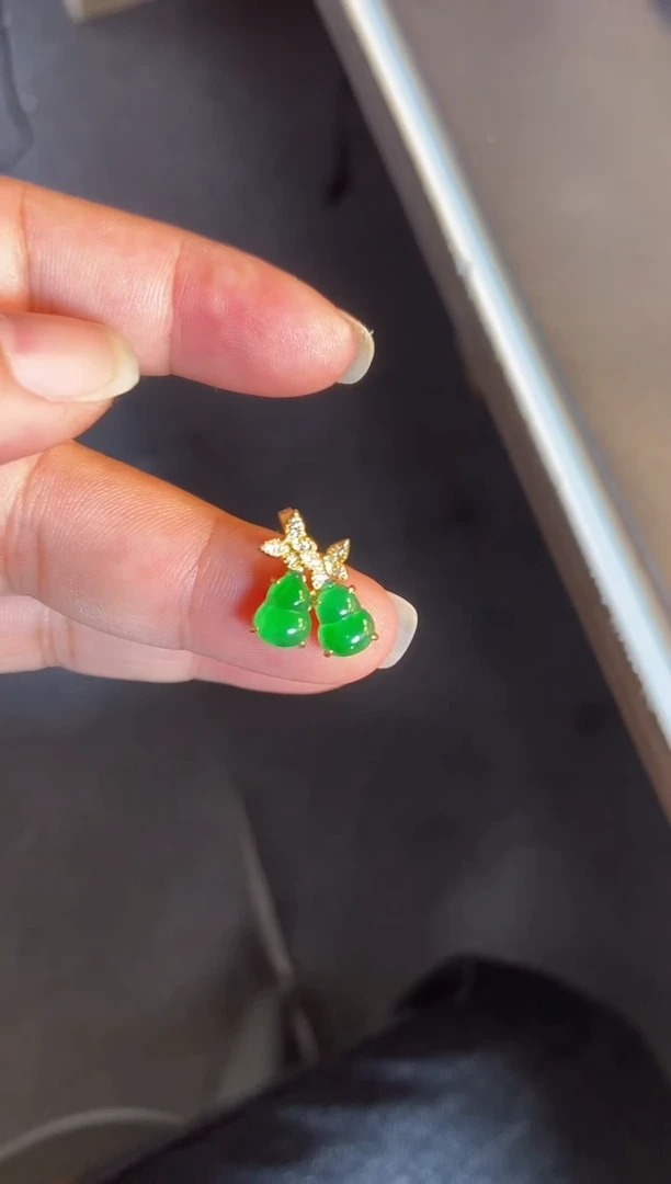 吊坠(不含链)银S925镶嵌翡翠1