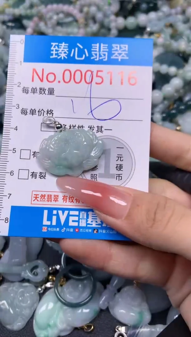 【闪购商品】翡翠颈饰未镶嵌含绳0005116