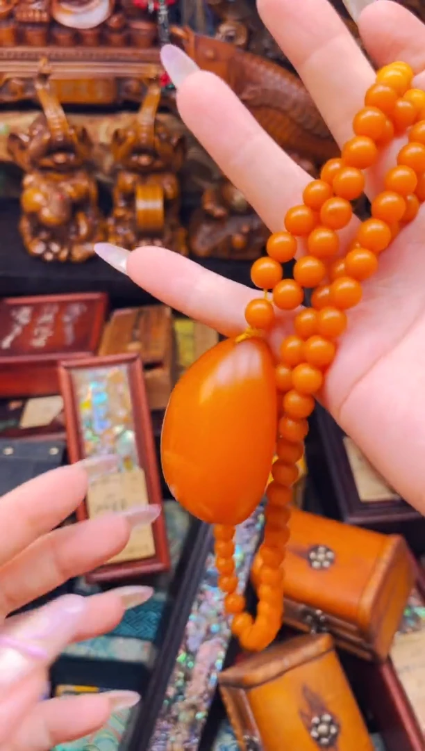 未镶嵌颈饰蜜蜡七七精品专属链接b50