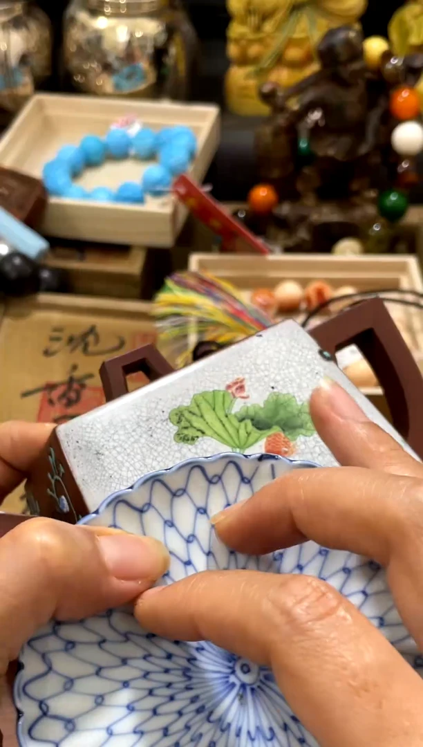 摆件瓷片瓷片瓷片瓷茶宠