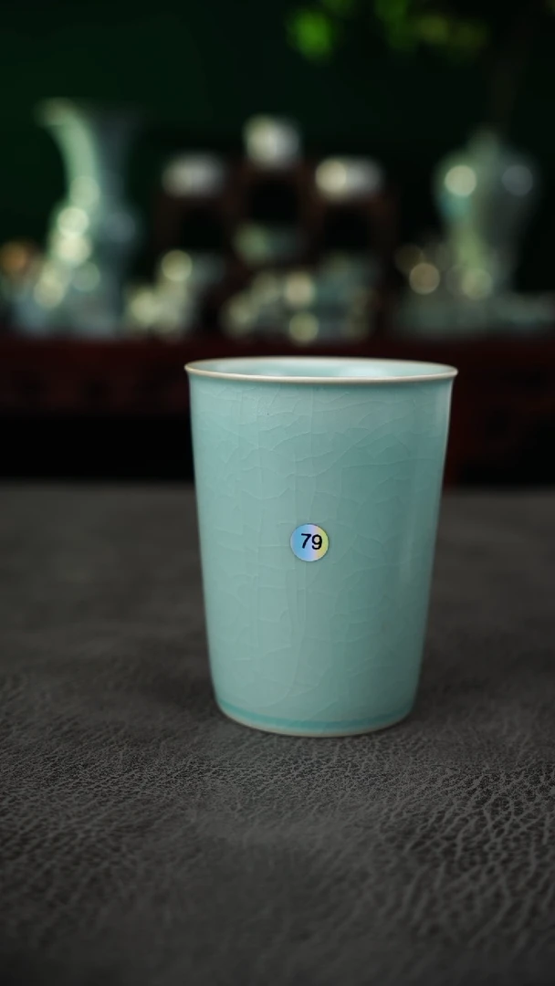 瓷片纯手工79号大可乐杯260cc微微暇简包-二