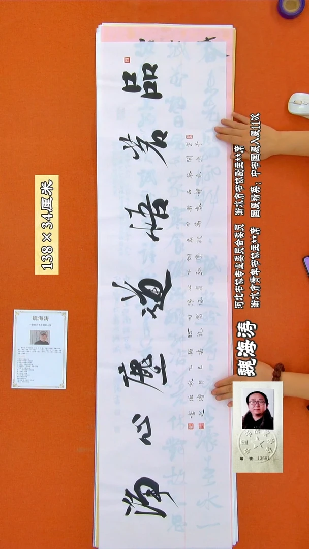 书法89R魏海涛书法作品