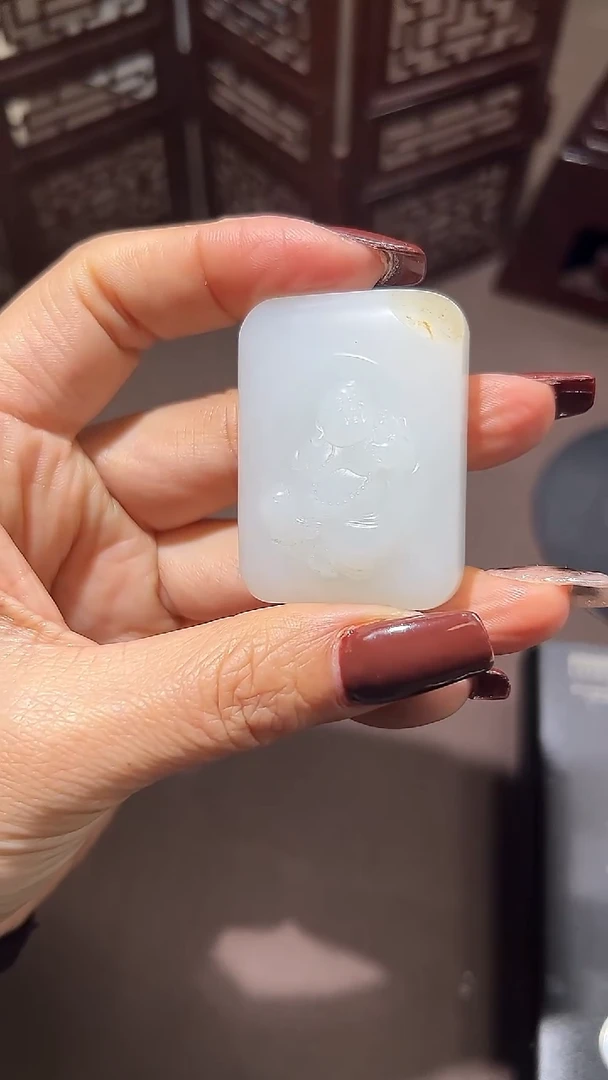 未镶嵌和田玉挂件和田玉佛公挂件40