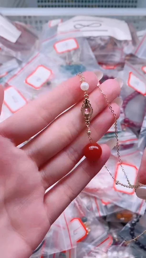 南红玛瑙未镶嵌颈饰多样性发拍一发一