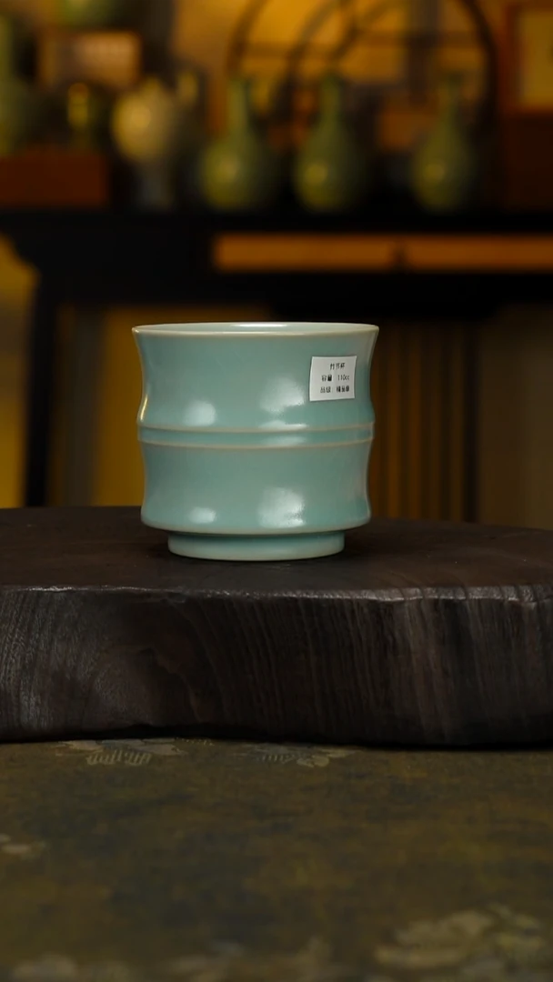 杯子瓷竹节杯-精品