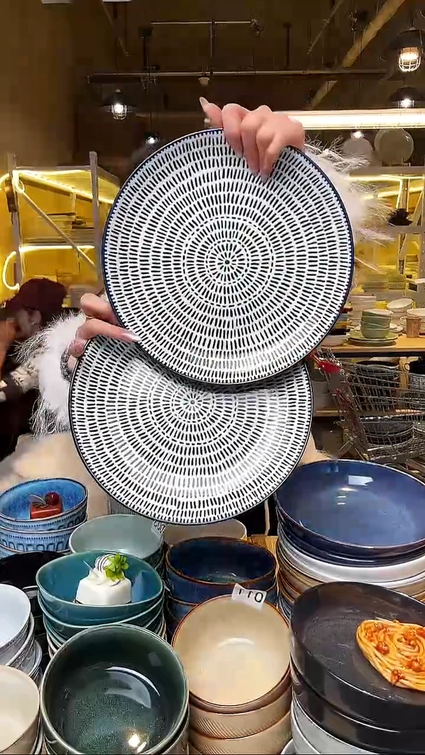 瓷30外贸尾货窑变釉下彩默认微瑕