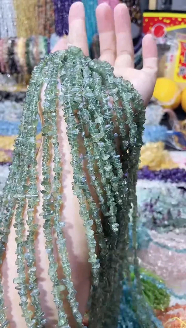 未镶嵌珠宝半成品水晶绿磷灰