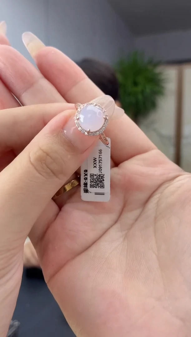 银S925镶嵌戒指翡翠1111111