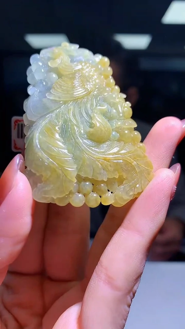 【闪购商品】定制翡翠未镶嵌1023hm-毛货挂件47