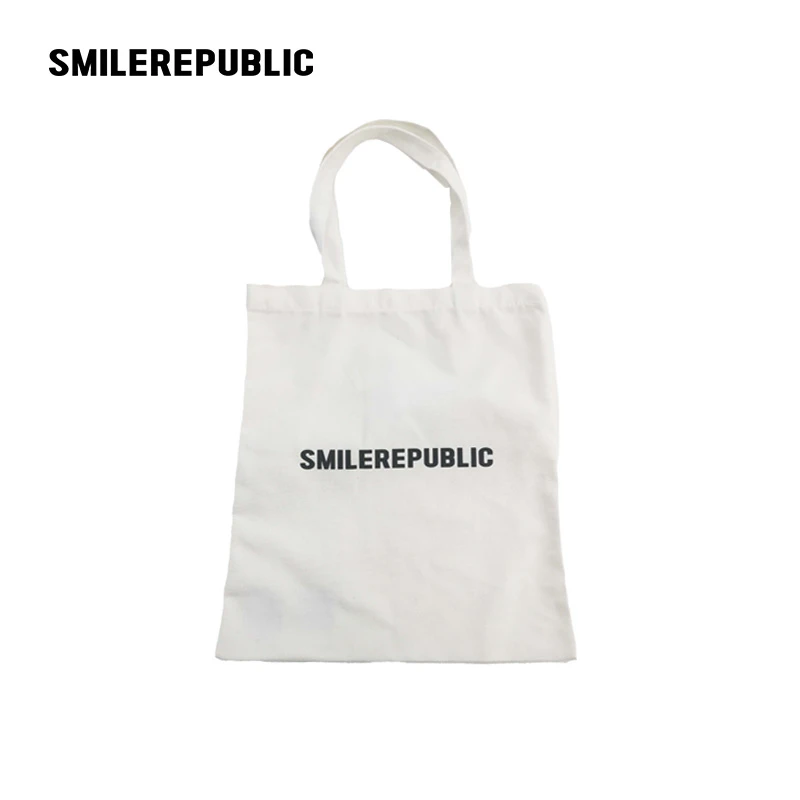 SR 定制开口笑帆布袋