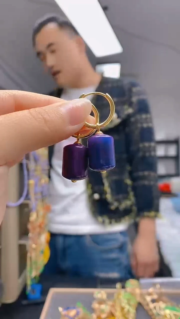 【闪购商品】玛瑙/玉髓耳饰合金025玛瑙耳饰