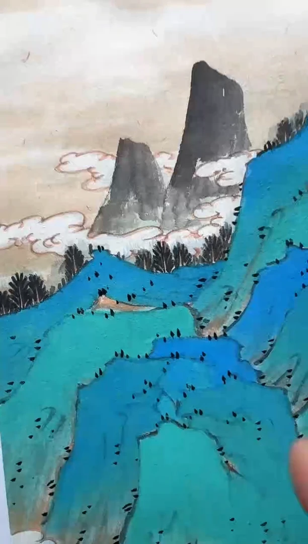 国画孙桂国老师作品，带合影证书24-8