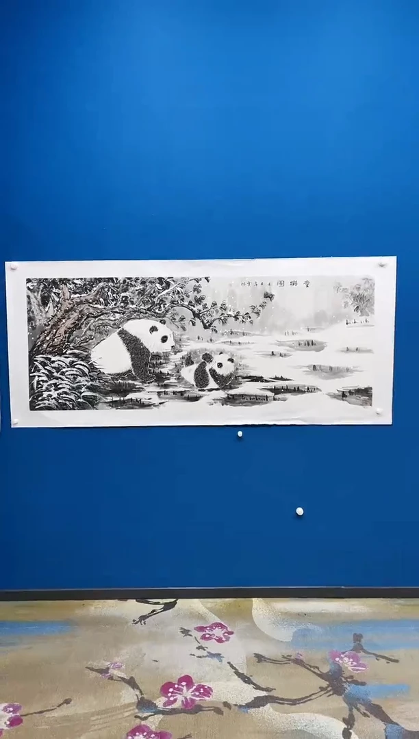 【闪购商品】国画张-六尺雪景/无框/W