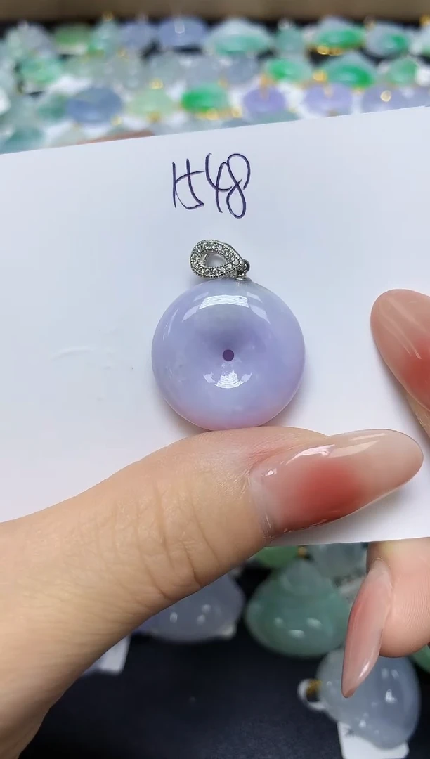 翡翠未镶嵌颈饰 天然缅甸翡翠A货