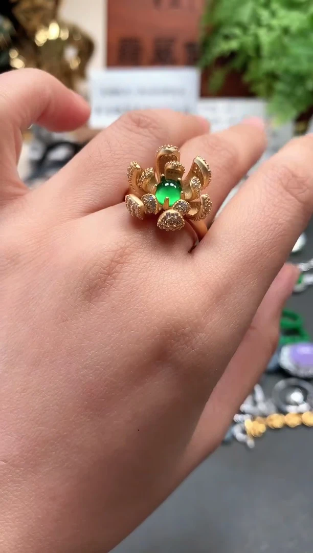 【闪购商品】玛瑙/玉髓戒指合金戒指