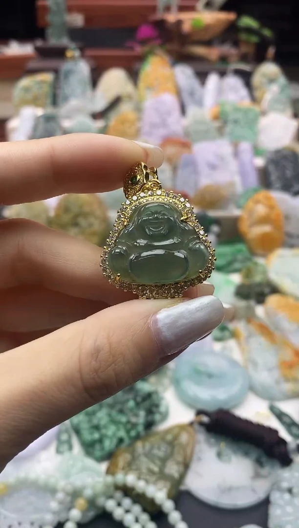 未镶嵌挂件翡翠012