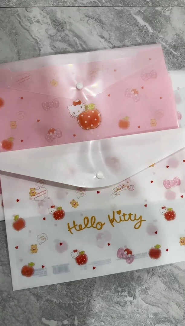 kt猫a4按扣袋5个随机