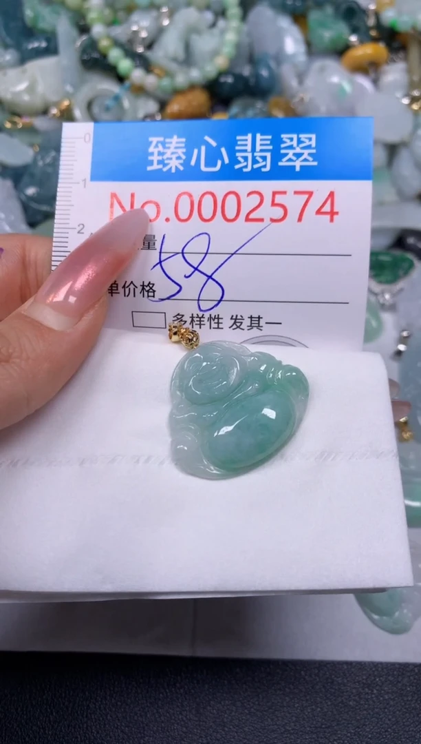 【闪购商品】翡翠颈饰未镶嵌含绳0002574