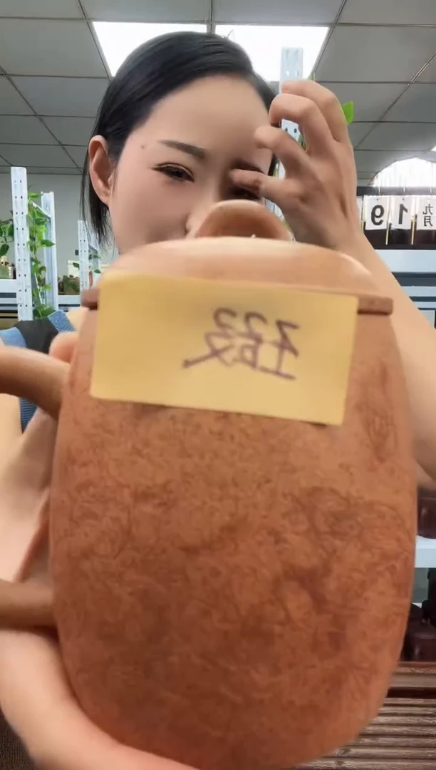 宜兴原矿紫砂全手工盖杯